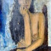 Junge Frau, Oel auf Leinwand, 1968