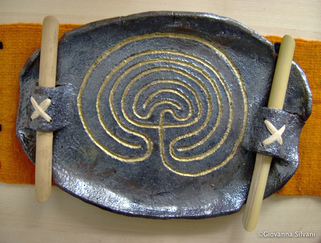 Seervierplatte mit Labyrinth
